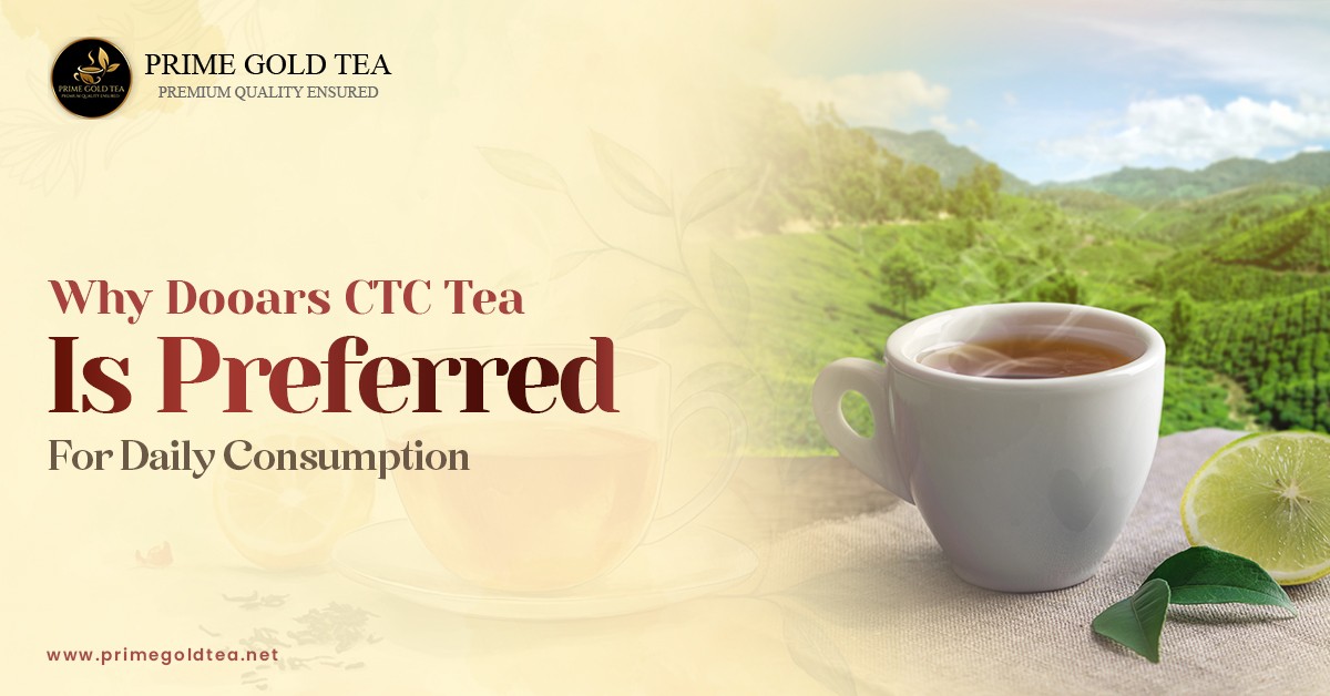 Why Dooars CTC Tea Is Preferred for Daily Consumption